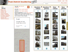 Tablet Screenshot of peakbouldering.info